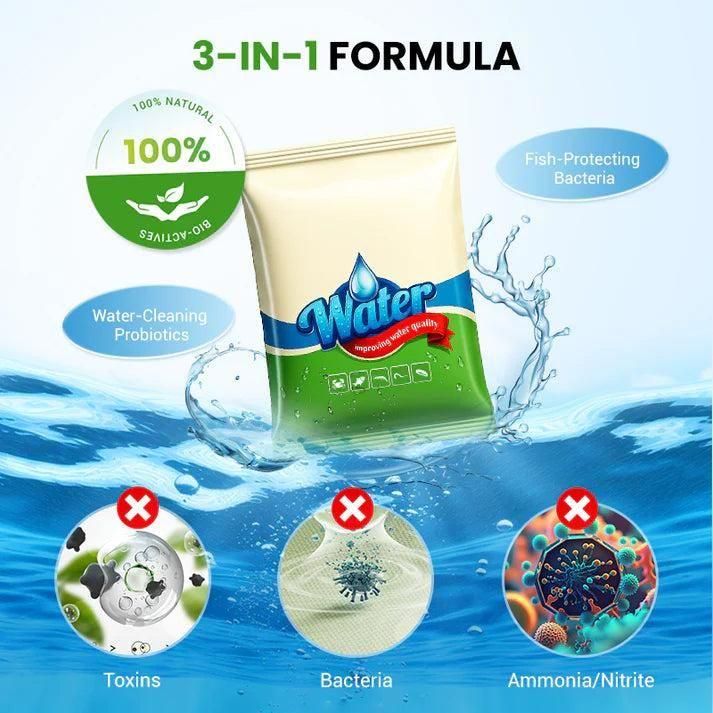 Turbid Water Purifier Powder - Clears Water & Keeps Fish Healthy